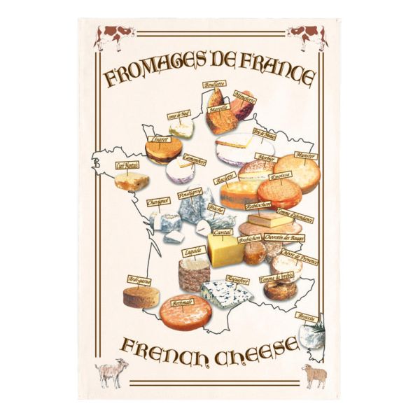 Torchon Carte Fromages