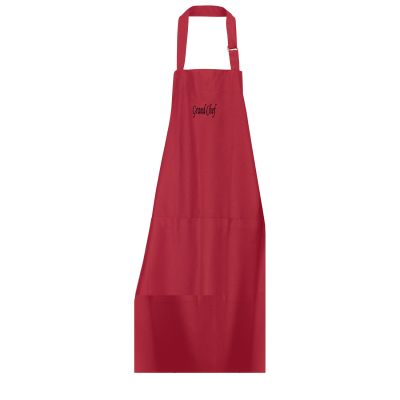 Tablier Grand Chef Rouge 75 X 90